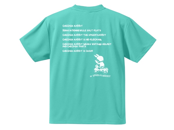 �ɥ饤�ʵۿ�®���� CHECKER RABBIT T-shirt�ʥ����å�����ӥå�T����ġ�