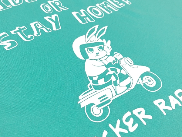 �ɥ饤�ʵۿ�®���� CHECKER RABBIT T-shirt�ʥ����å�����ӥå�T����ġ�
