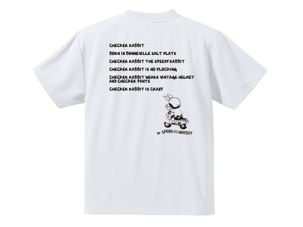 �ɥ饤�ʵۿ�®���� CHECKER RABBIT T-shirt�ʥ����å�����ӥå�T����ġ�
