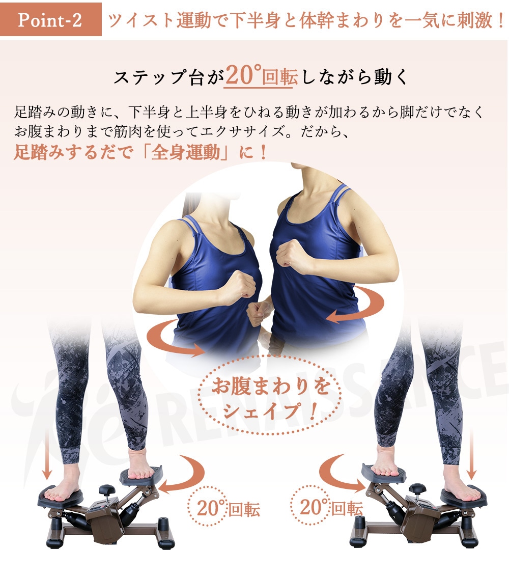 ルネサンス ツイストステッパーライト SP-700