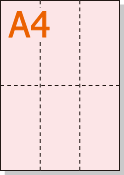 ߥꥫ顼ѻ A4 6ʬ [饤ȥԥ]