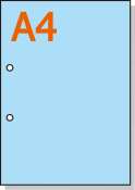�ߥ��������ꥫ�顼�ѻ� A4 2ʬ�� [�֥롼]