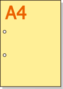 �ߥ��������ꥫ�顼�ѻ� A4 2ʬ�� [���꡼��]