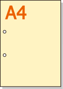 �ߥ��������ꥫ�顼�ѻ� A4 2ʬ�� [�����ܥ꡼]