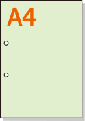 �ߥ��������ꥫ�顼�ѻ� A4 2ʬ�� [�饤�ȥ��꡼��]