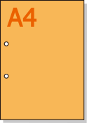 �ߥ��������ꥫ�顼�ѻ� A4 2ʬ�� [�����]