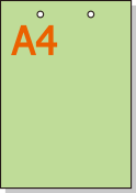 ���顼���ԡ��ѻ� A4 2�� [���꡼��]