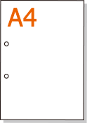 �ߥ��������ꥫ�顼�ѻ� A4 2ʬ�� ���