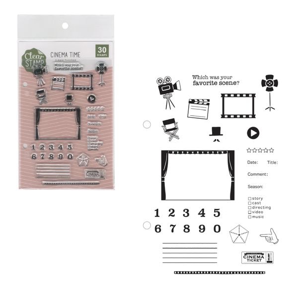 クリアスタンプシート／CINEMA TIME