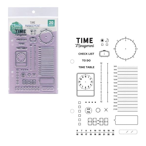 クリアスタンプシートＴ／TIME MANAGEMENT