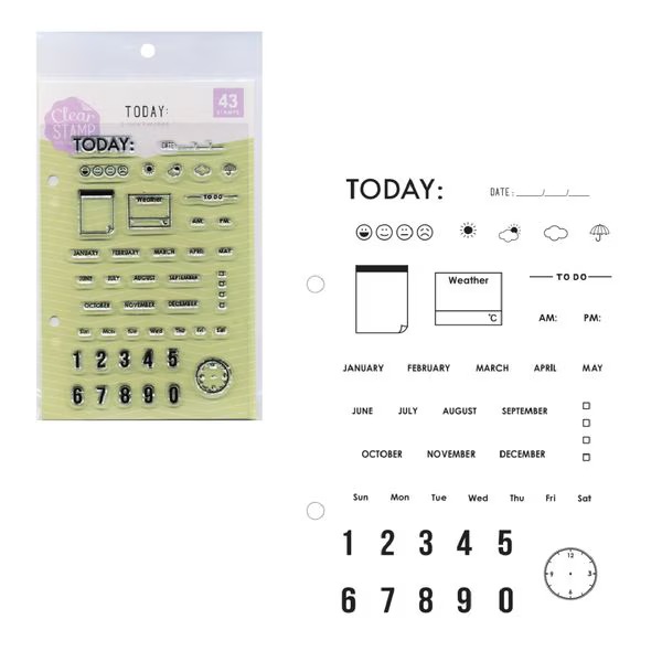 クリアスタンプシートＴ／TODAY