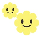 黄色い花のイラスト