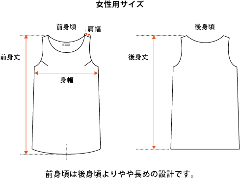 サイズ表イメージ