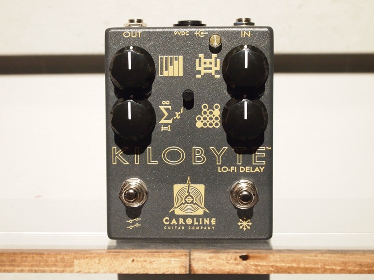 名機 caroline guitar company kilobyte ディレイ