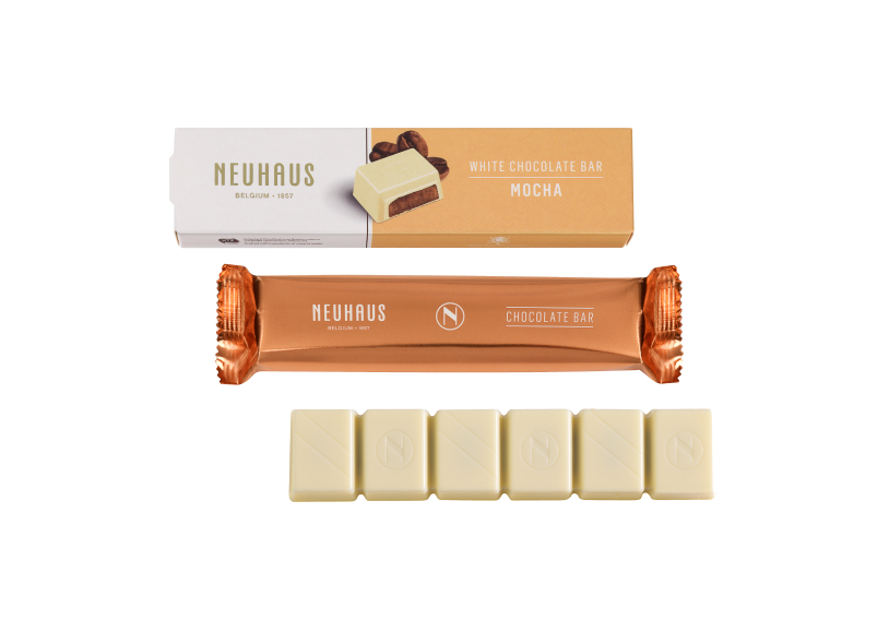 WHITE CHOCOLATE BAR - MOCHA