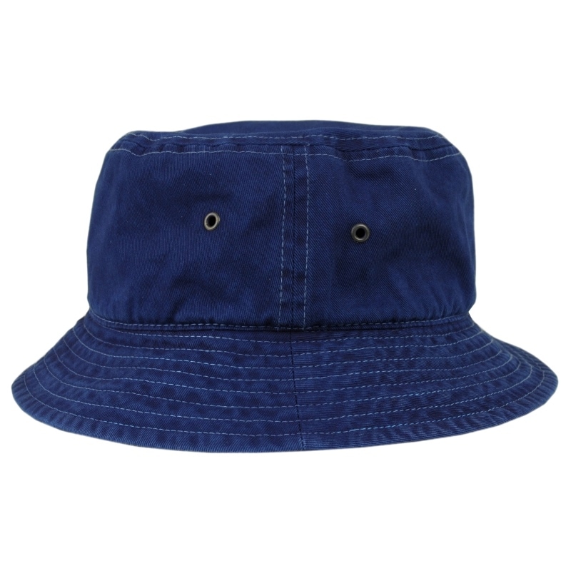 藍染め バケットハット 帽子 hat コットン 濃紺 メンズ レディース M Ｌ サファリハット