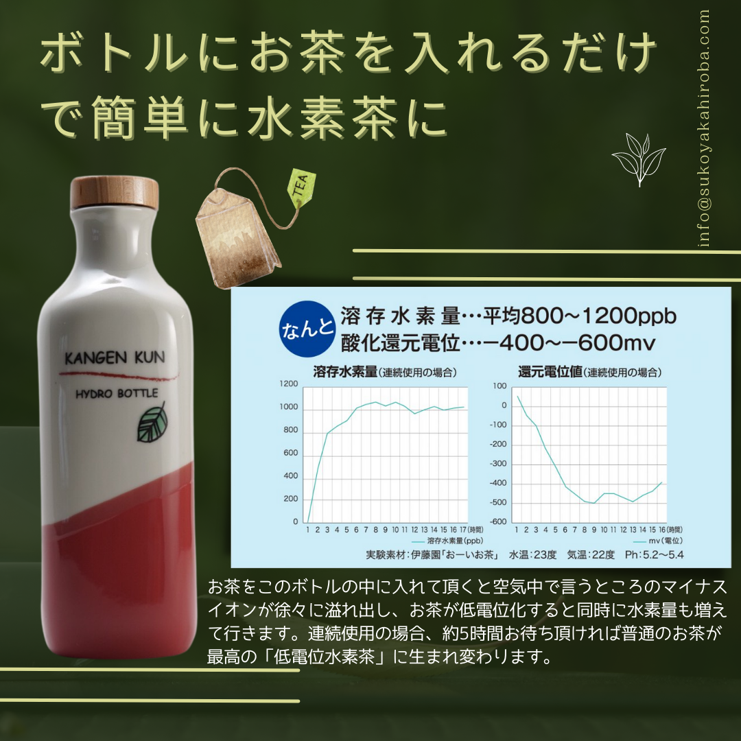 還元くん２ 還元水素茶製造ボトル 【used】