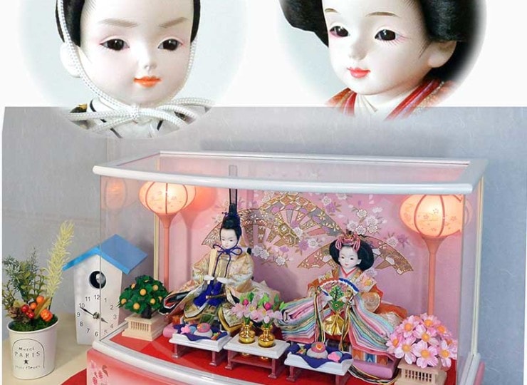 創業明治11年の人形専門店 寿月すみたやの雛人形 プリンセス雛人形 ピンクグラデーション雛 親王飾り