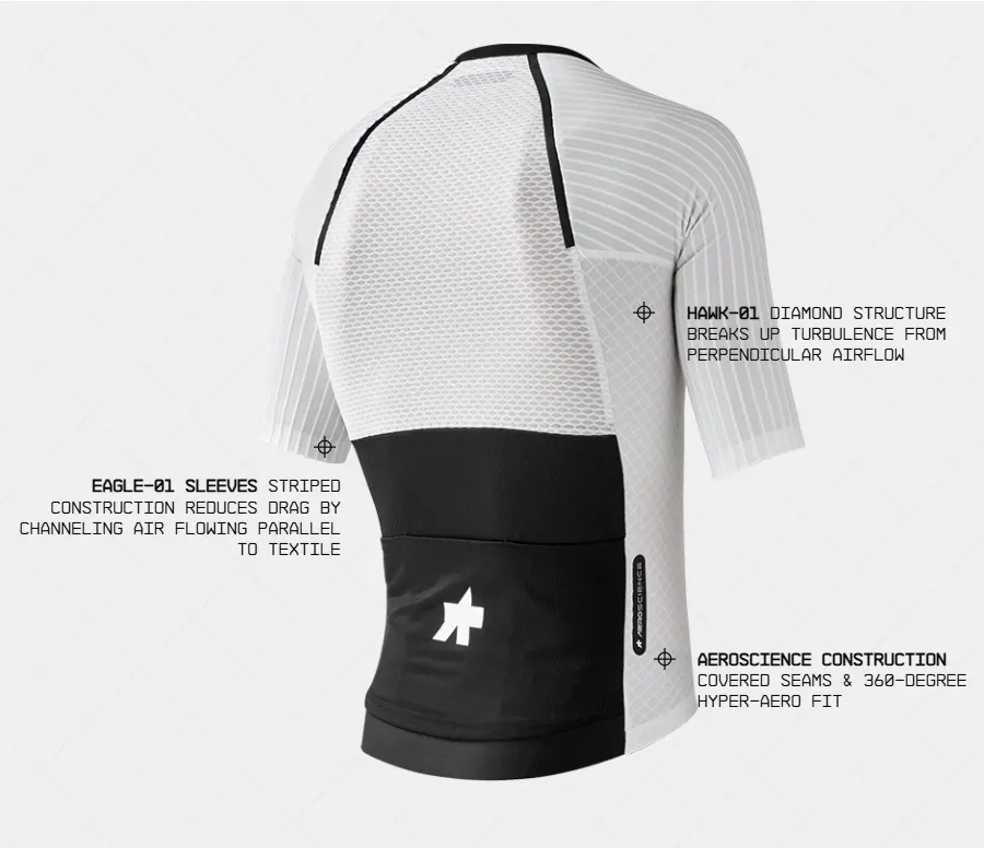 ASSOS〉EQUIPE RSR BOLIDE JERSEY S11 ジャージ _White Edition