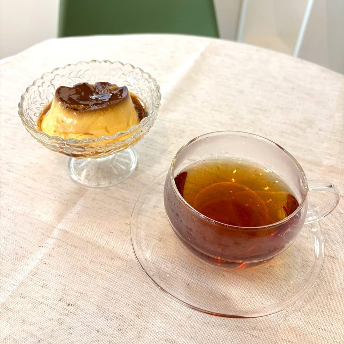 和紅茶×プリン画像