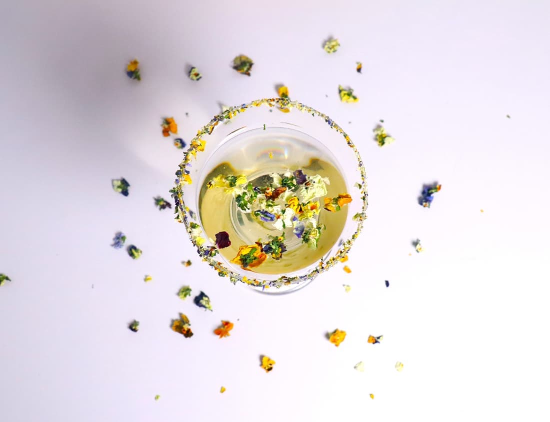 エディブルフラワーティーの画像その3