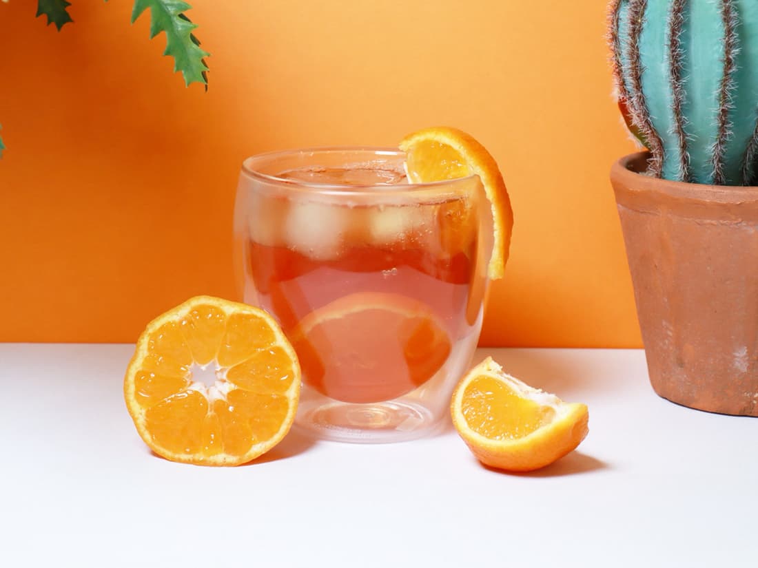 【みかん】×【べにふうき】画像