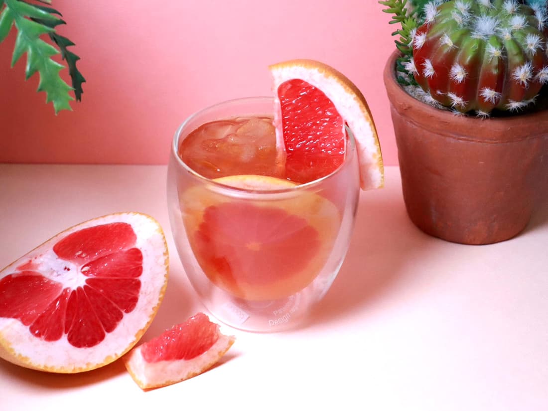 【ルビーグレープフルーツ】×【べにふうき】画像