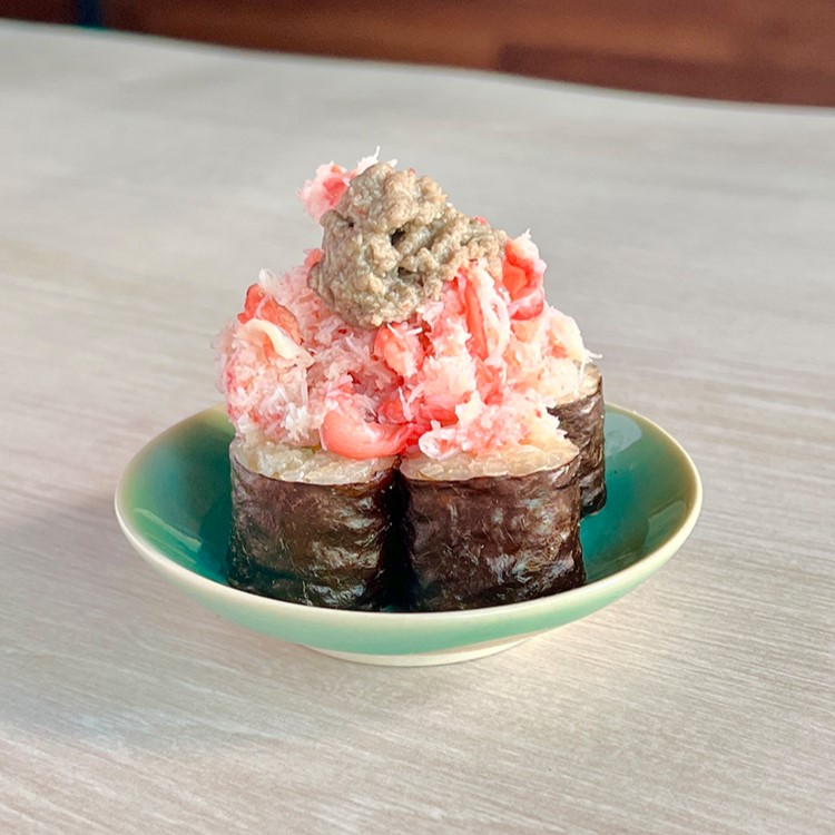 のっけてこぼれて！あて巻き（蟹づくし）