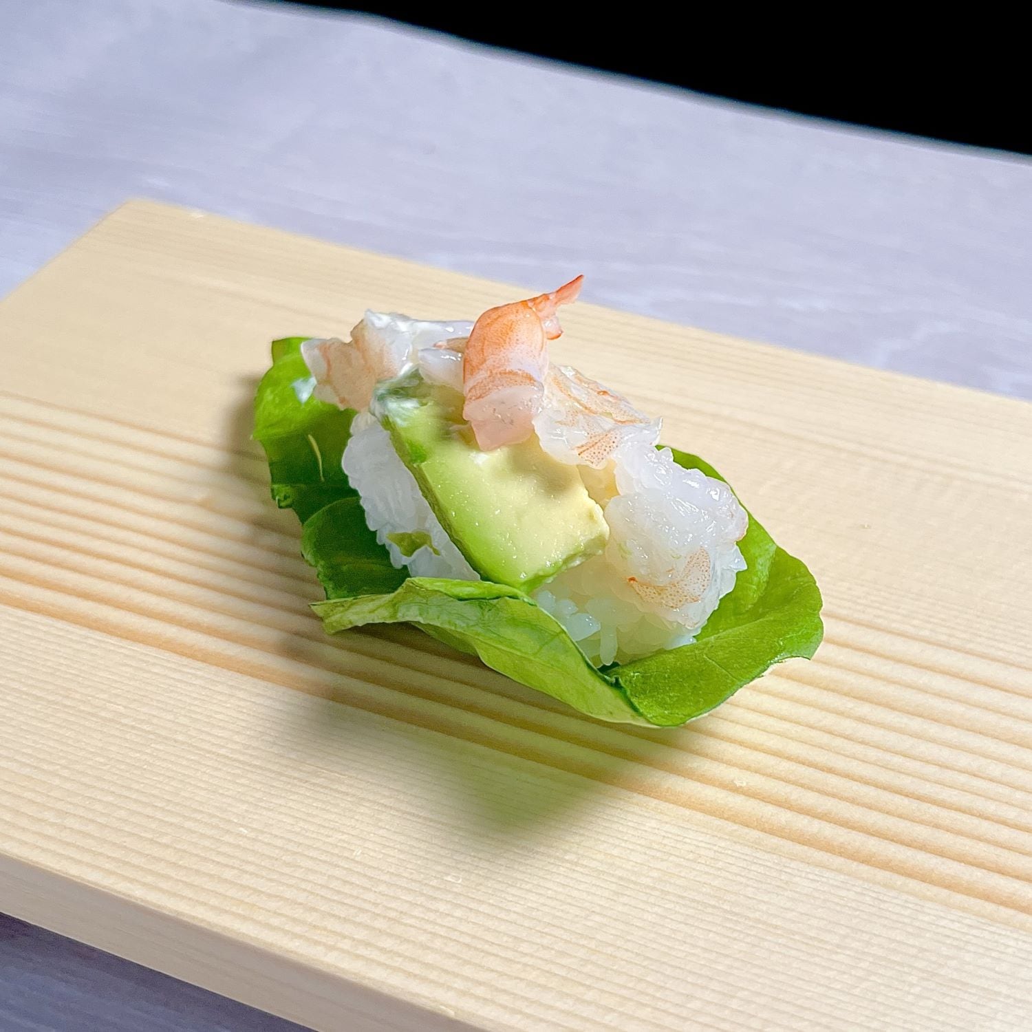 【菜】海老アボカドの手巻き寿司