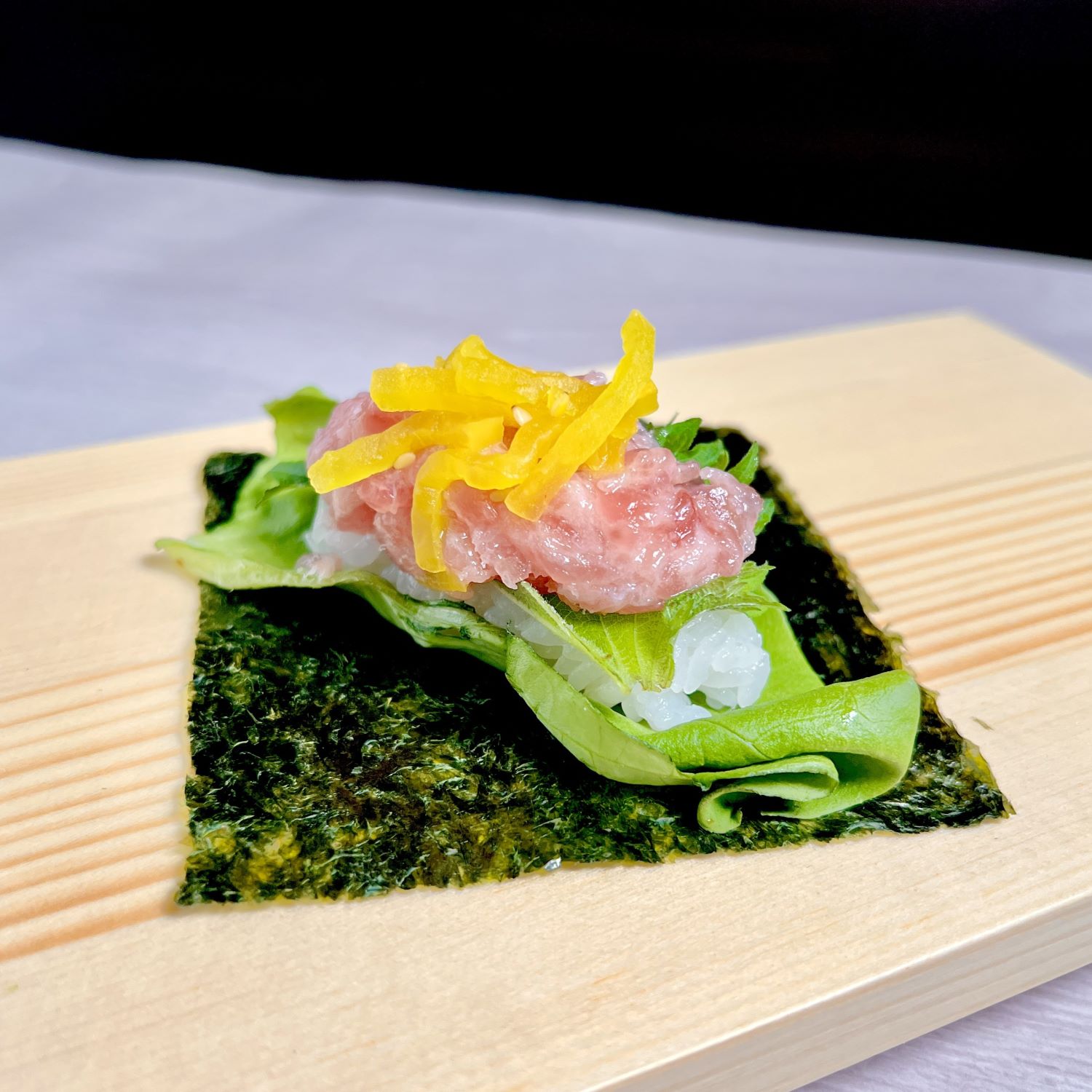 トロたくの手巻き寿司