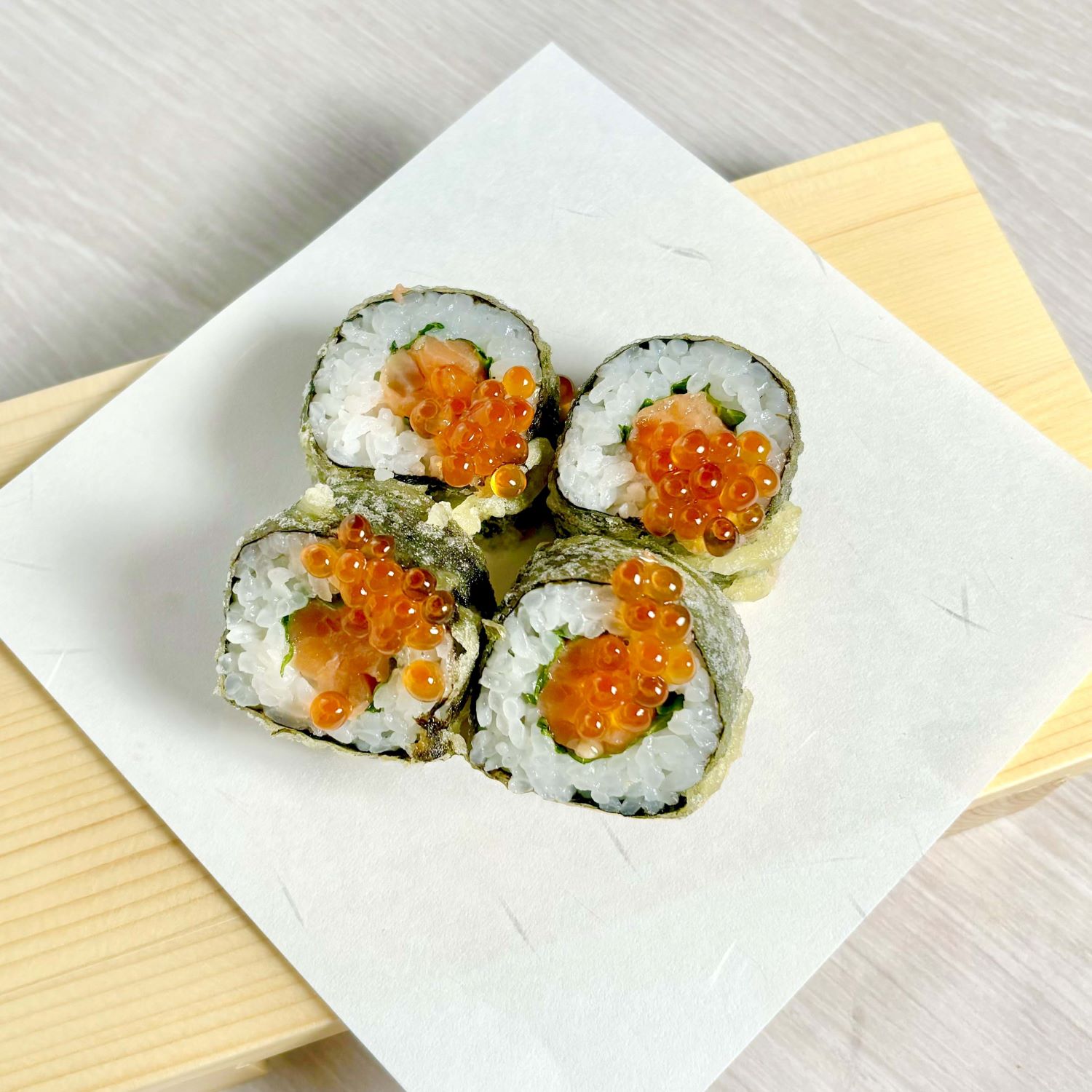 サーモン巻き寿司天ぷら