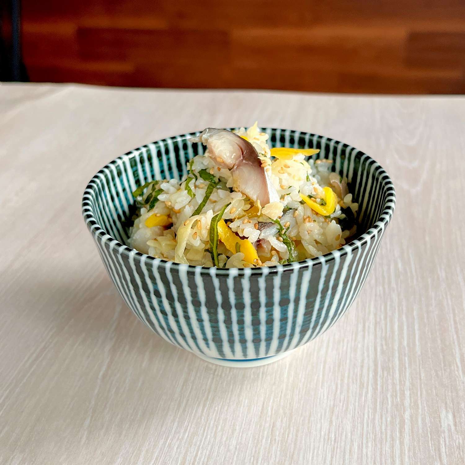 さばたくガリ茶漬け