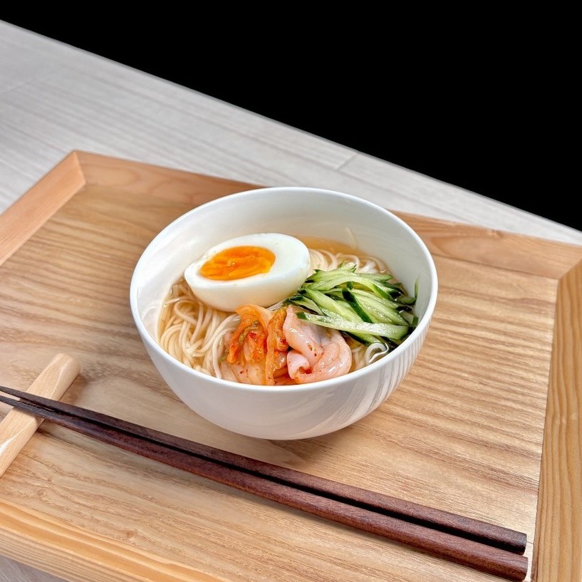たことキムチの冷麺風そうめん