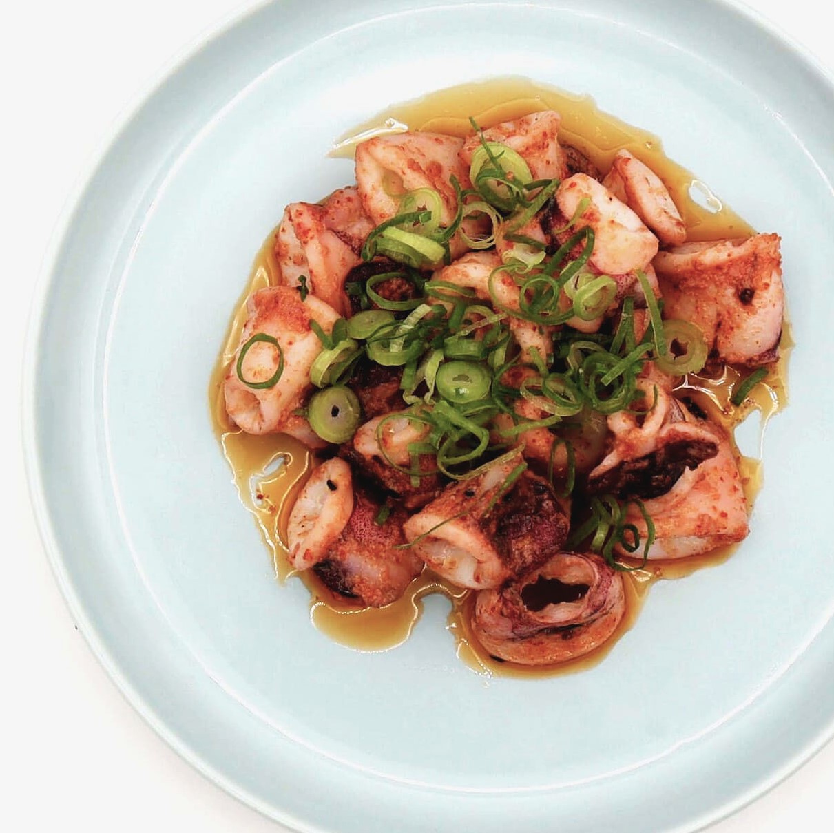 ピリ辛！マヨ七味のイカ焼き