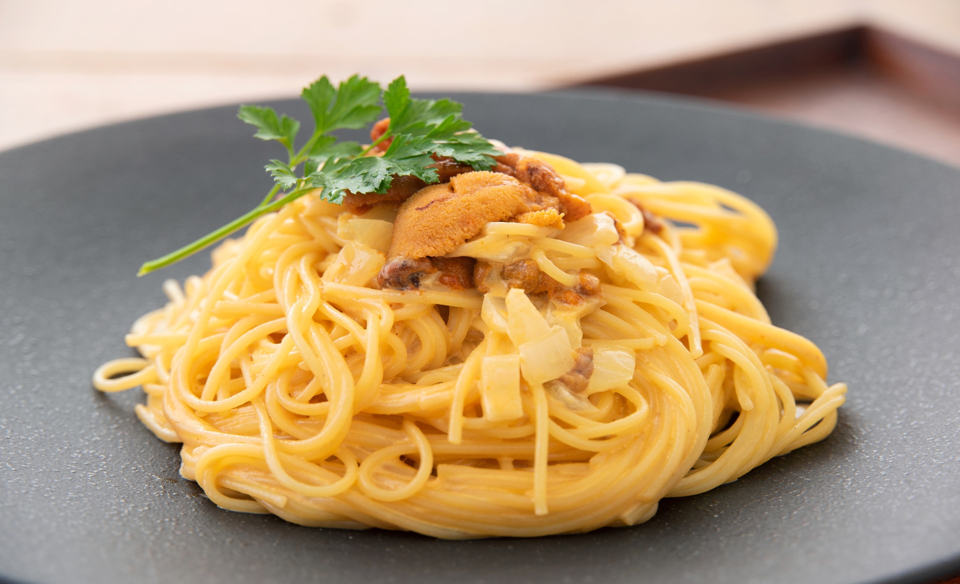 濃厚ウニクリームパスタ