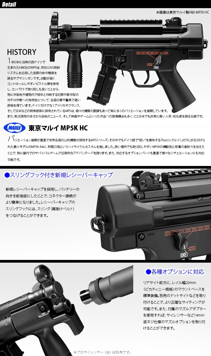 ミリタリーショップ専門店 SWAT | MARUI(東京マルイ) H&K MP5K HC 