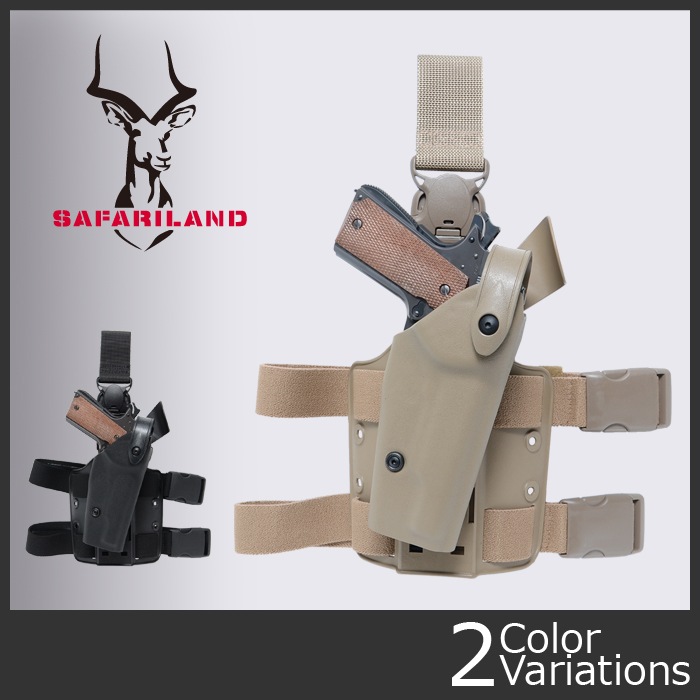 ミリタリーショップ専門店 Swat Safariland サファリランド 6005 タクティカル レッグホルスター Colt 1911シリーズ 右用 2色展開 6005 53 Safariland