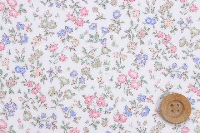 リバティ・ファブリックス タナローン【ラミネート加工】（Meadow