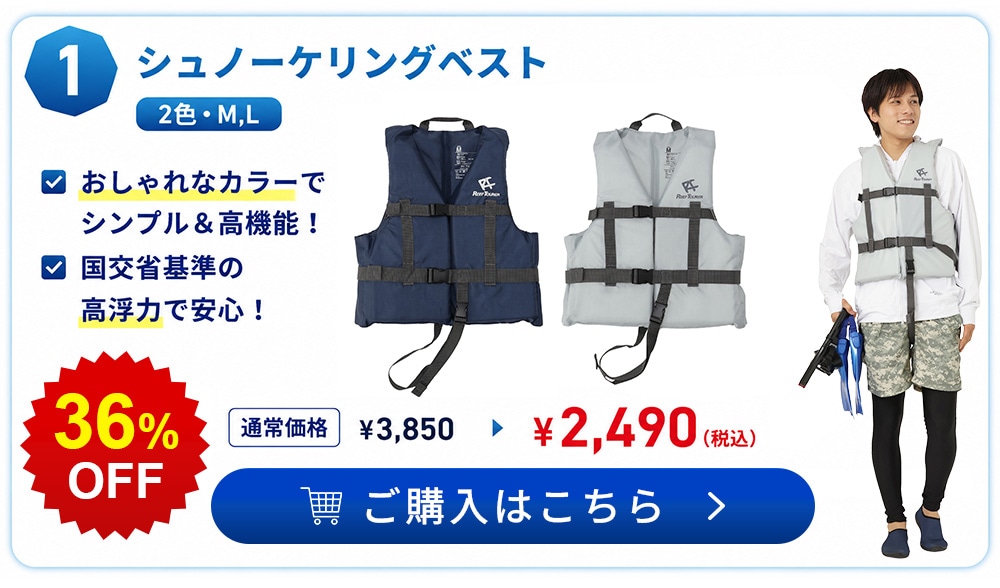 シュノーケリングベスト