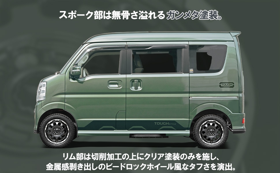 MONSTERSPORT[モンスタースポーツ][GX10T アルミホイール] 14inch×4.5J