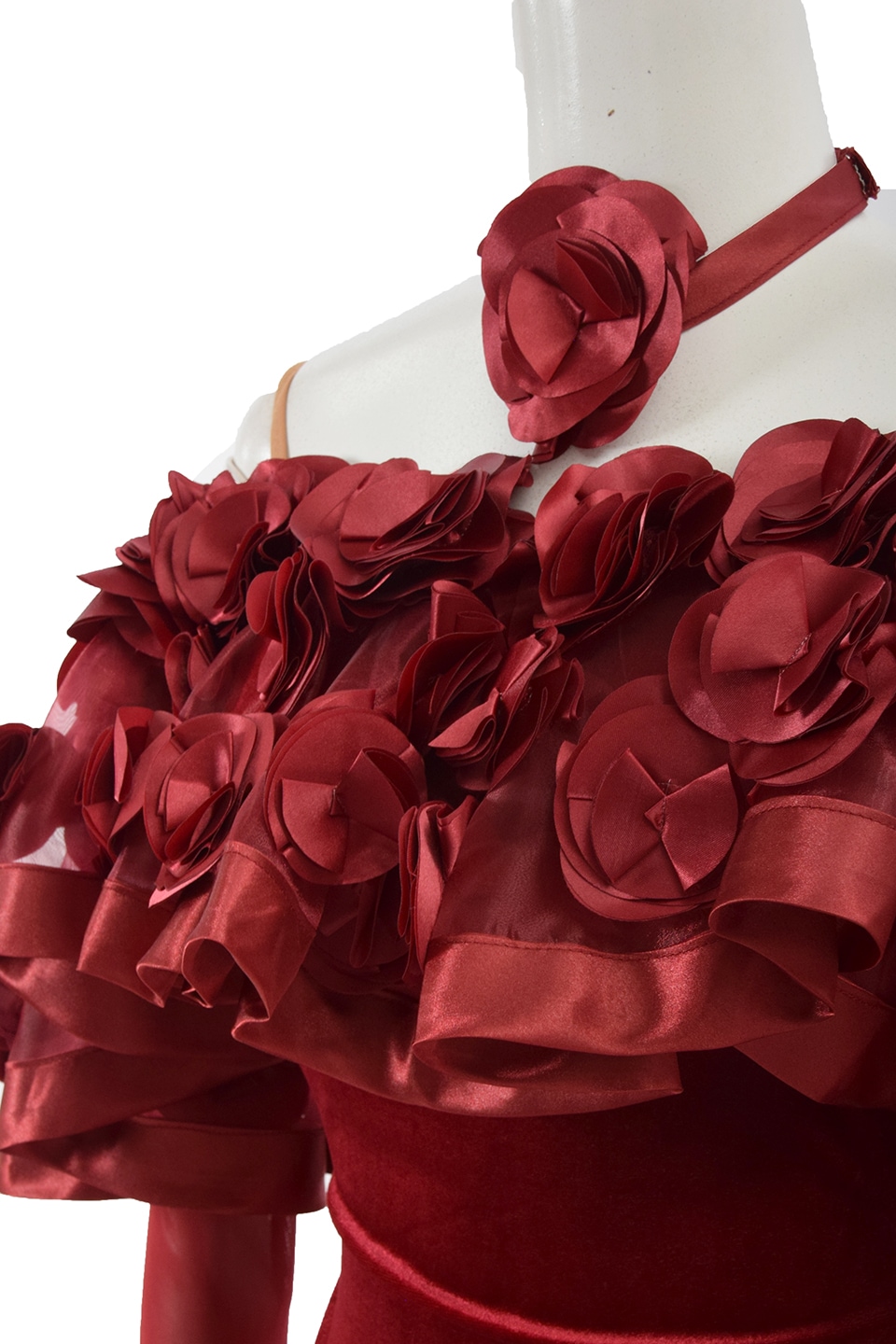 B1512【タカダンス】赤/スパンコール/スタンダードドレス☆社交ダンス B1512【タカダンス】赤/スパンコール/スタンダードドレス☆社交ダンス