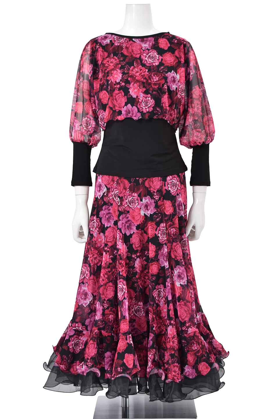 スカートKR-SK937A | 社交ダンス タカダンス レッスンウェア 練習着