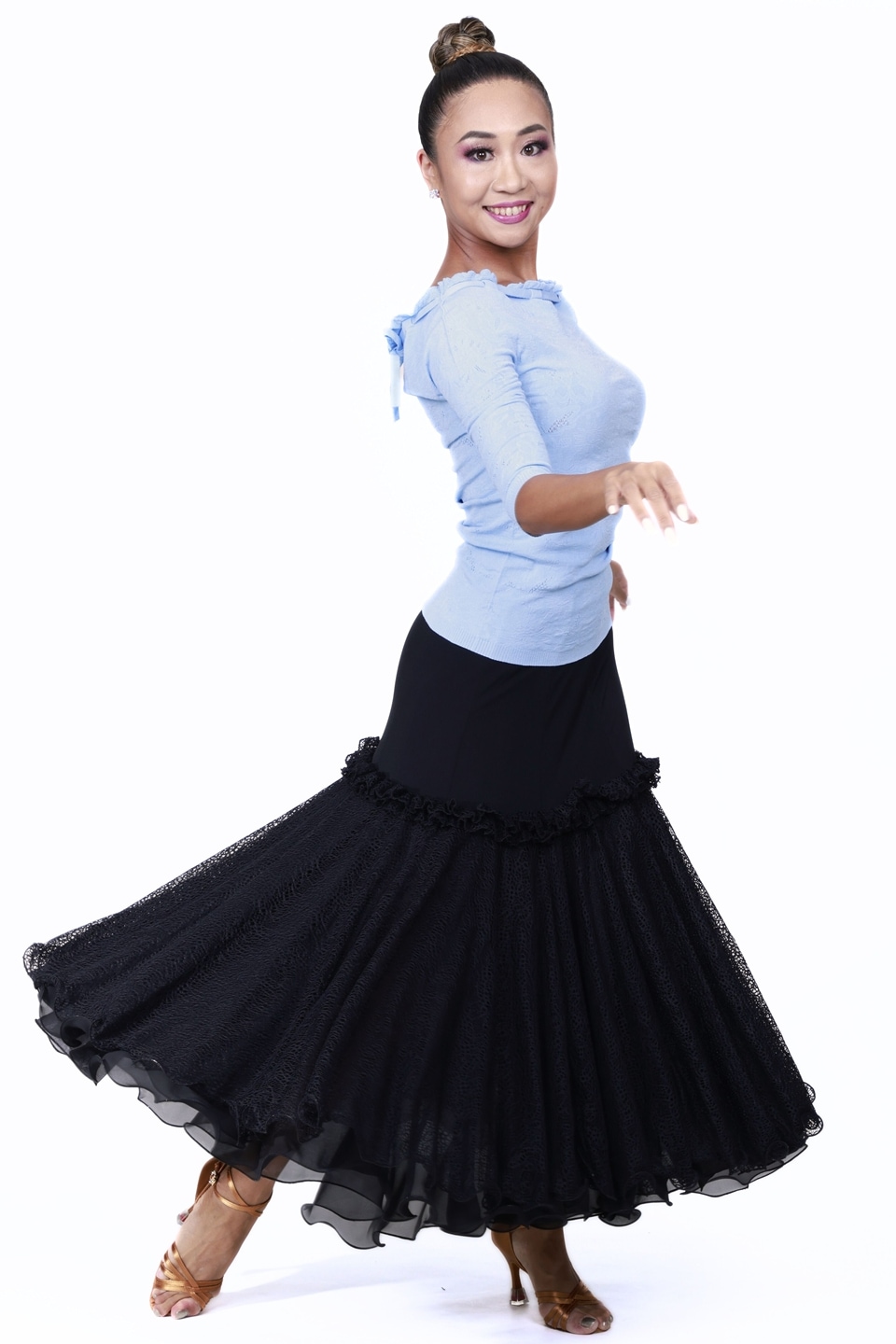 スカートKR-SK943 | 社交ダンス タカダンス レッスンウェア 練習着