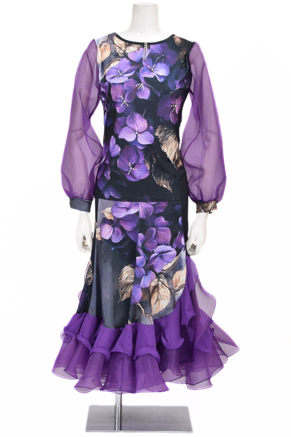 スカートKR-SK962 | 社交ダンス タカダンス レッスンウェア 練習着