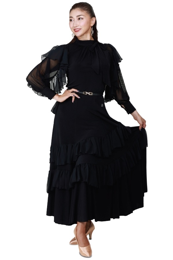 タカダンス MUSE スカート KRMUSK32｜社交ダンス ダンスウエア