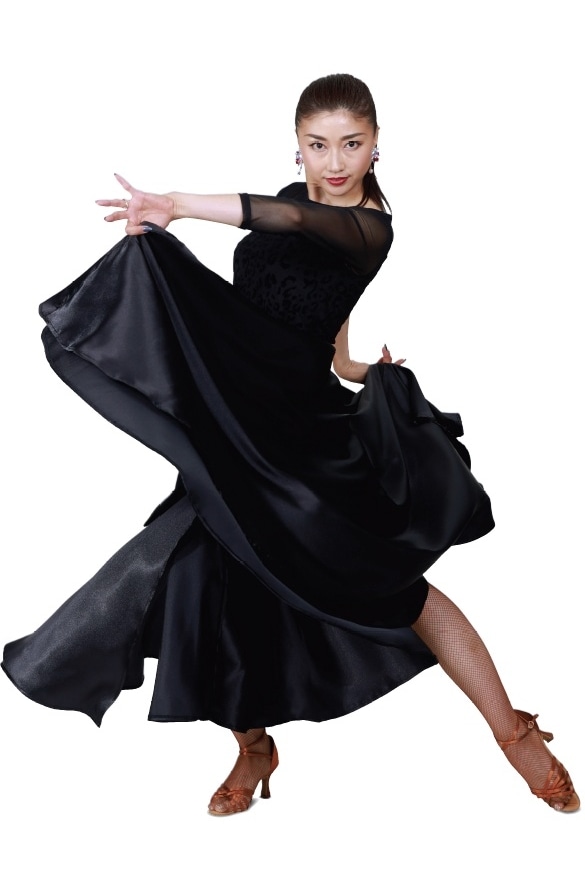 タカダンス MUSE パソスカート KRMUSK37｜社交ダンス ダンスウエア