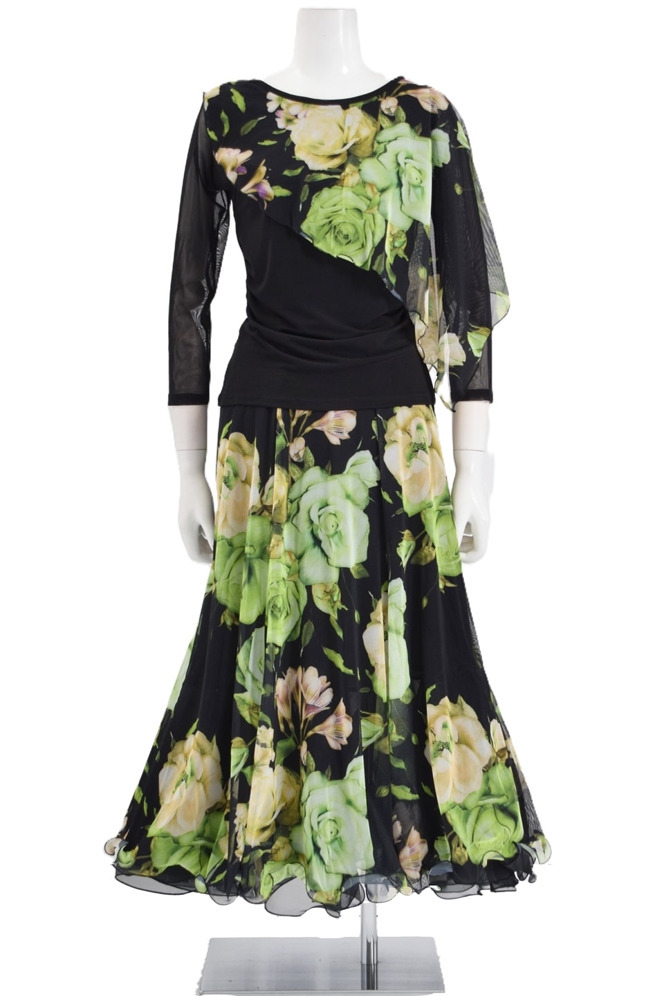 スカートKR-SK936 | 社交ダンス タカダンス レッスンウェア 練習