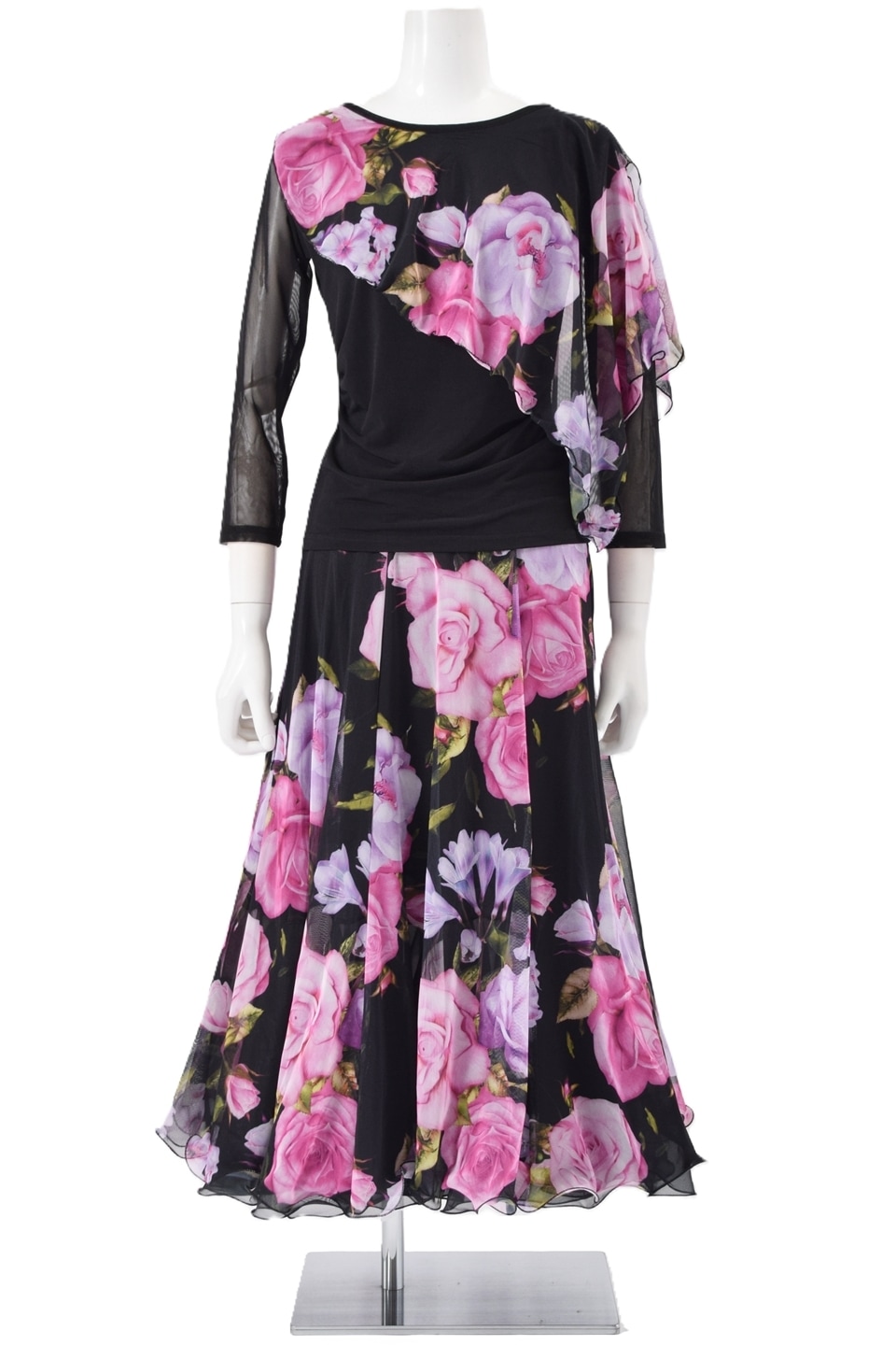 スカートKR-SK936 | 社交ダンス タカダンス レッスンウェア 練習着