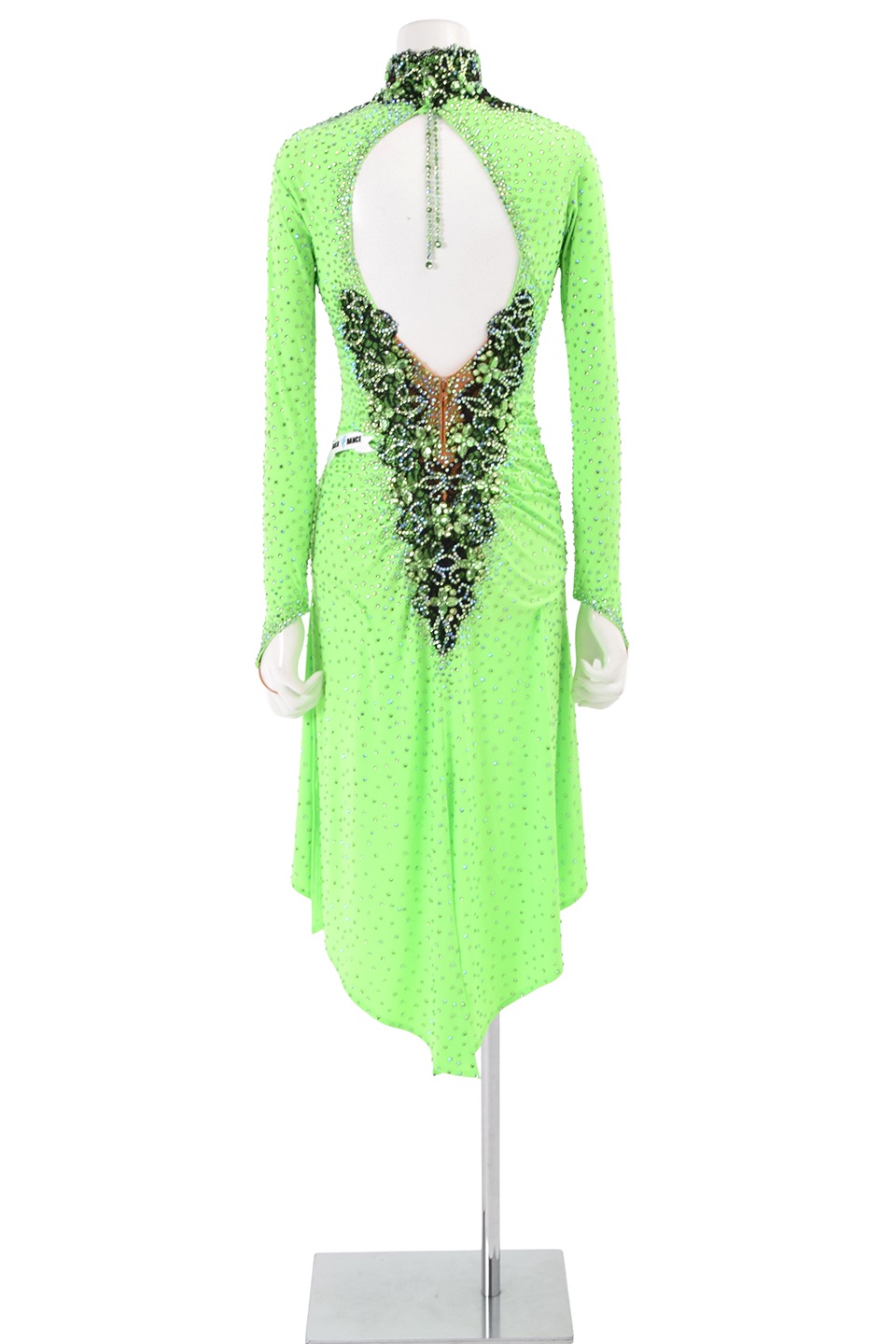 【SALE】緑ラテンドレス【Ajour desigen】 チョイスダンスショップ / AjourDesign アジュールデザイン