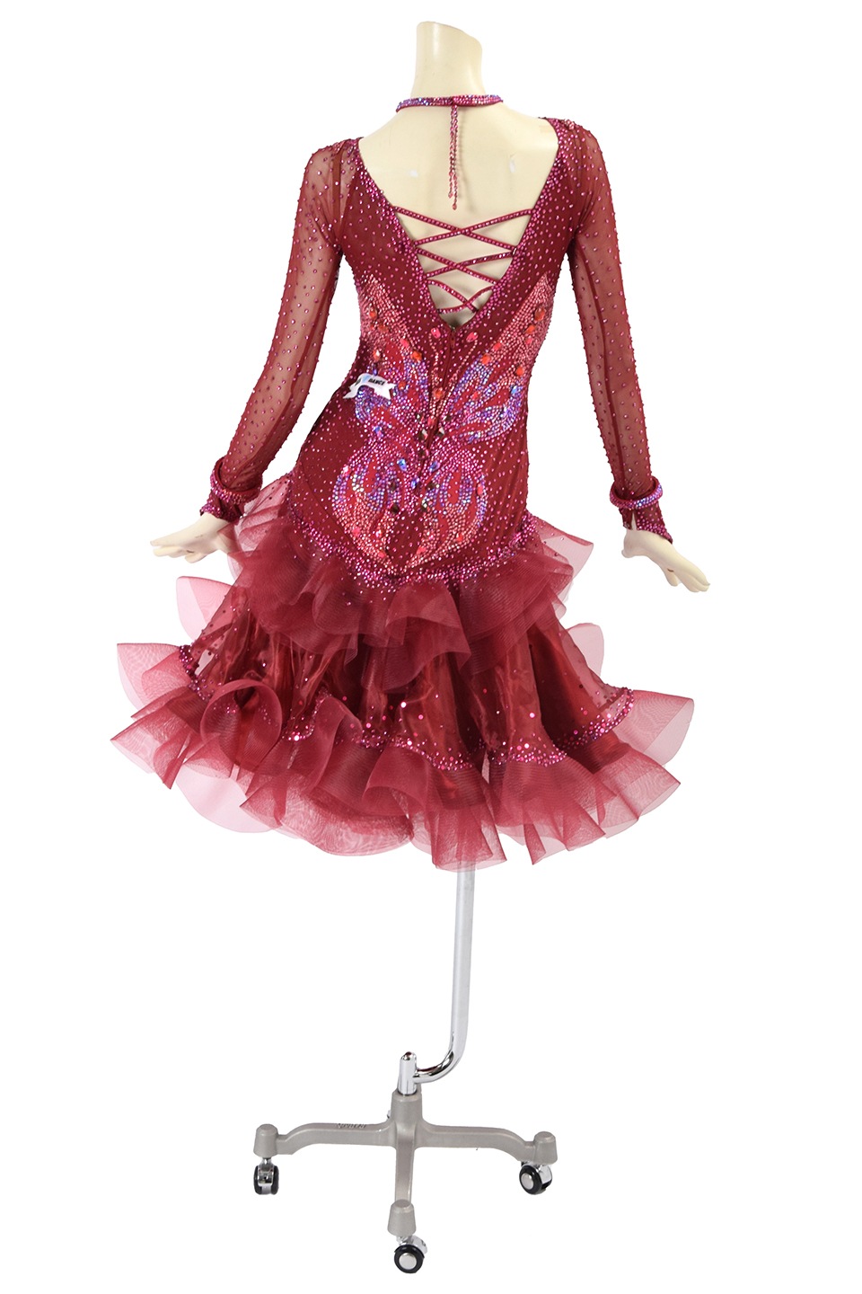 社交ダンスラテンドレスM 社交ダンスドレス・ラテンドレス・オーダーメイド対応（競技